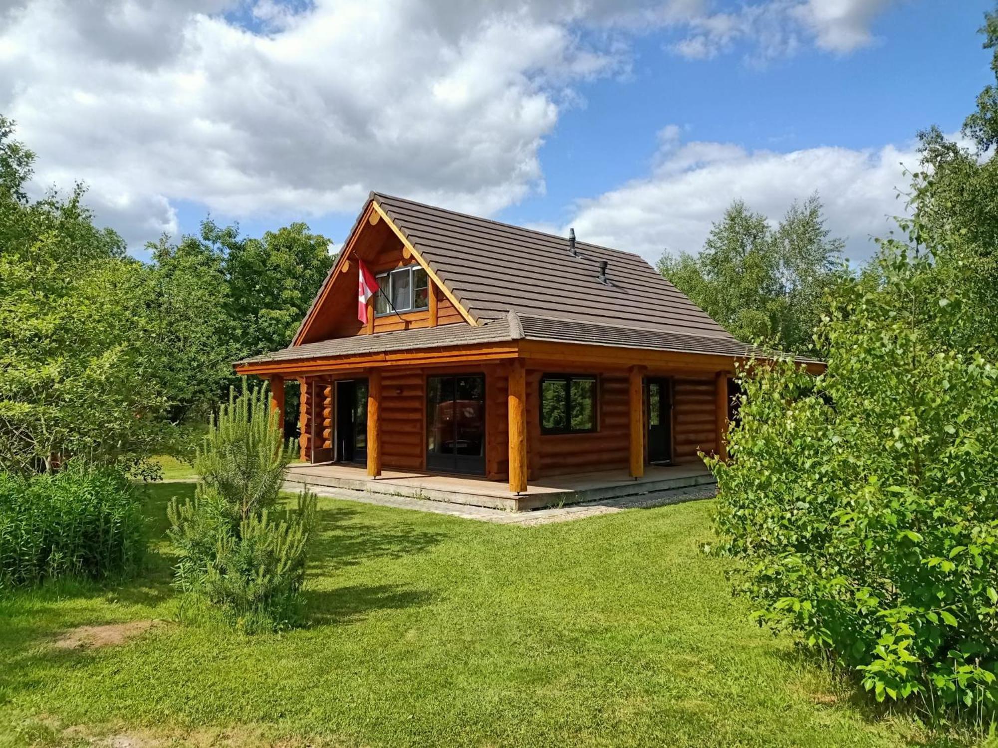 Unieke Houten Villa Met Sauna In Twente - 6P Den Ham Экстерьер фото